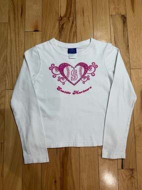 MLB Seattle Mariners Genuine Stuff Long Sleeve Graphic Tee